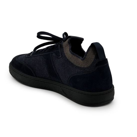 Кеды GIAMPIERONICOLA синие замша/текстиль на шерстяной подкладке - фото 3, 44516E  GPN