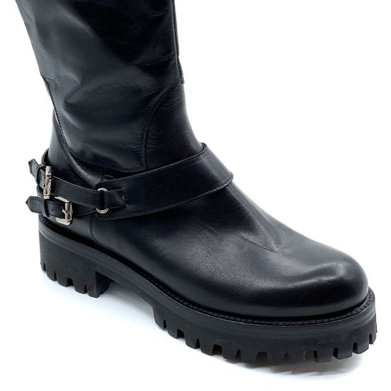 Сапоги Cesare Paciotti 4US черные демисезонные - фото 5, 