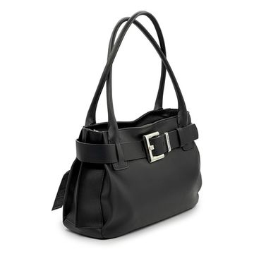 Сумка Renato Angi черная кожаная &quot;с пряжкой&quot; - фото 2, 3402481 RA NERO