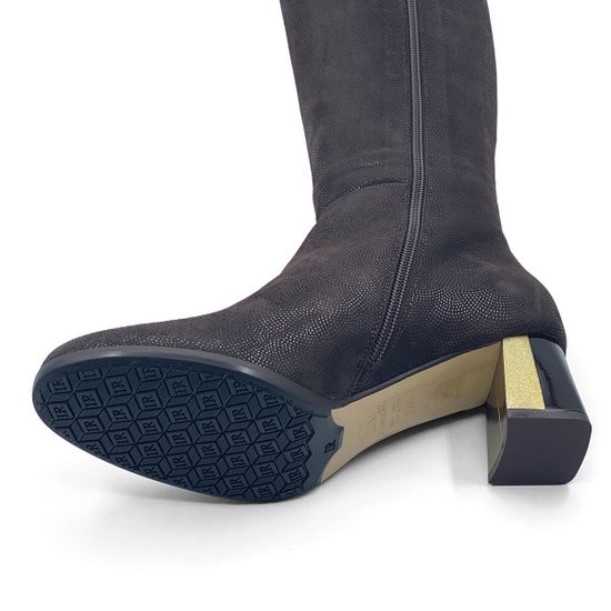 Сапоги Ilasio Renzoni коричневые замшевые на меху - фото 4, 5253 IR MORO