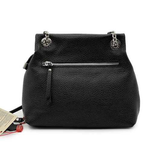 Сумка Marina Creazioni кожаная черная - фото 4, B5560 MC NERO NAPPA