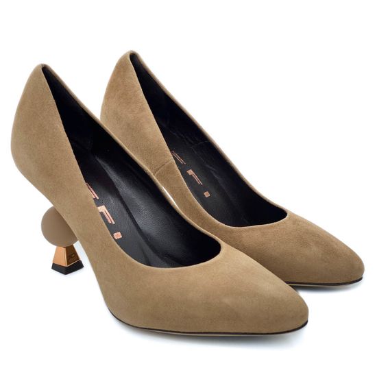 Туфли Tiffi бежевые замшевые - фото 7, S100 TI TERRA