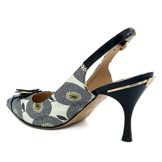 Босоножки Giada Gabrielli черно-серо-белые - фото 3, 