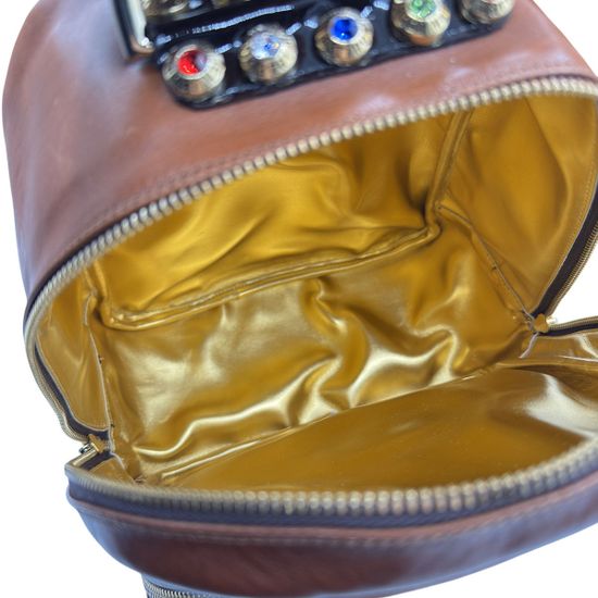 Рюкзак Marino Orlandi коричневый кожаный - фото 5, 4827 MO MORO