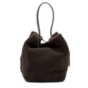 Сумка Loristella темно-коричневая шерстеная - фото 1, 2931 LS MARRONE