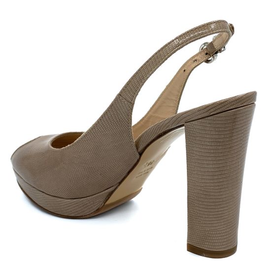 Босоножки Left&amp;Right бежевые из лакированной кожи - фото 3, Y107 LR