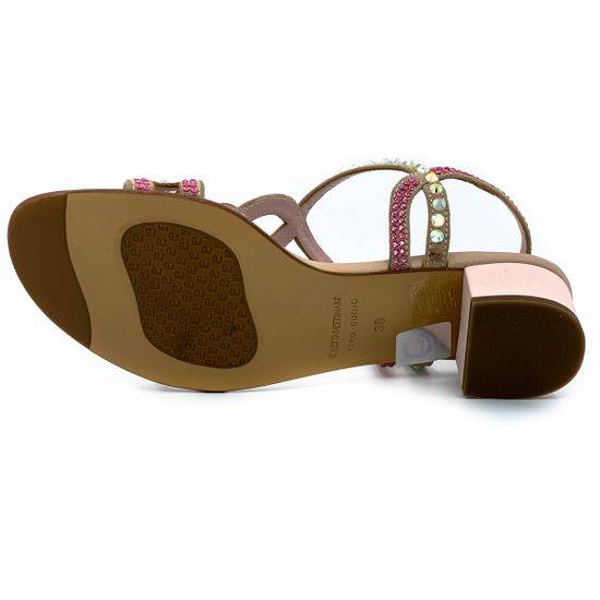 Босоножки Loretta Pettinari бежевые - фото 4, 