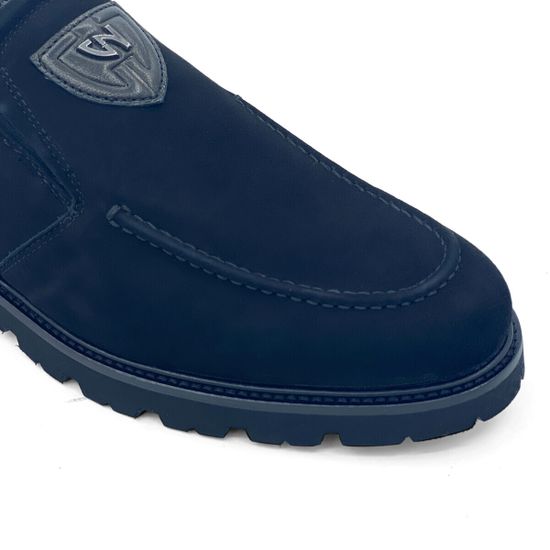 Ботинки Giampieronicola черные замшевые на шерсти - фото 6, G40245B GPN