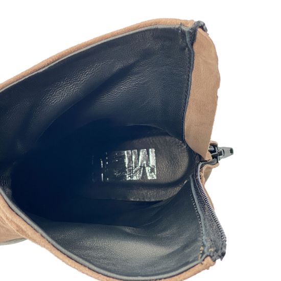 Ботинки Казаки MIMMU замшевые демисезонные бежевые - фото 7, 