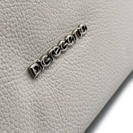 Сумка Di Gregorio бежевая кожаная - фото 5, 8993 DG LATTE