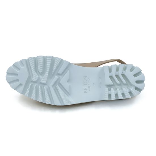 Босоножки KELTON бежевые кожаные - фото 4, AH2204 KEL