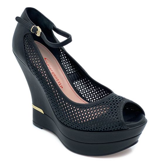 Босоножки Giorgio Piergentili черные кожаные - фото 2, 