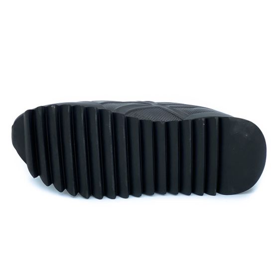 Кроссовки Marcelo Lopez черные кожаные демисезонные - фото 4, 