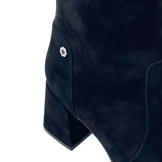 Ботильоны TUFFONI черные замшевые Байка - фото 7, 