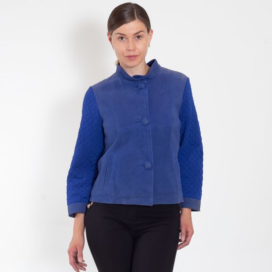 Куртка VOLPI замша синяя - фото 6, 1868 VO