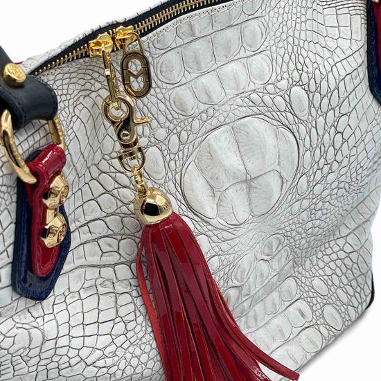 Сумка Marino Orlandi Сумка кожаная белая - фото 4, 