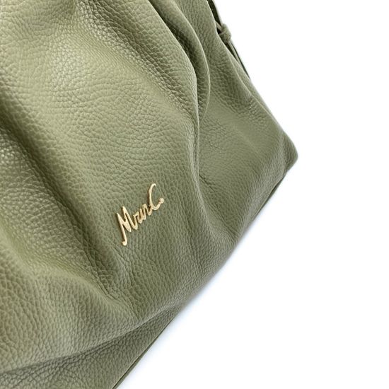 Сумка Marina Creazioni зеленая кожаная - фото 5, 