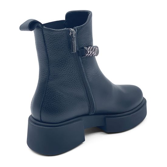 Ботинки челси Ilasio Renzoni черные кожаные на меху - фото 3, 5226 IR