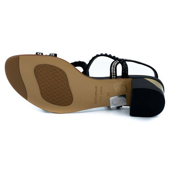 Босоножки Loretta Pettinari черные - фото 4, 