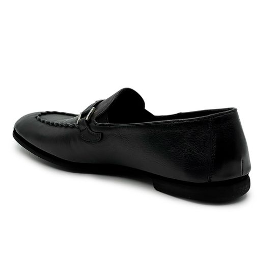 Лоферы Giampieronicola черные кожаные - фото 3, N45407A  GPN NERO