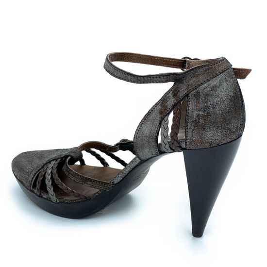 Босоножки Fru.it бронзовые кожаные - фото 3, 8009 FR