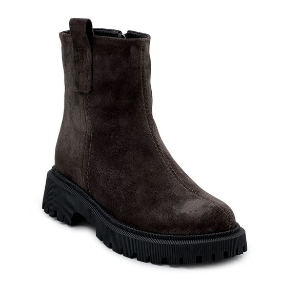 Ботинки CV COVER замшевые на шерсти коричневые - фото 2, 780-231-3 COV MORO