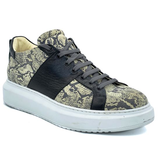 Кеды Lucrezia Carminio черно-серые - фото 2, 