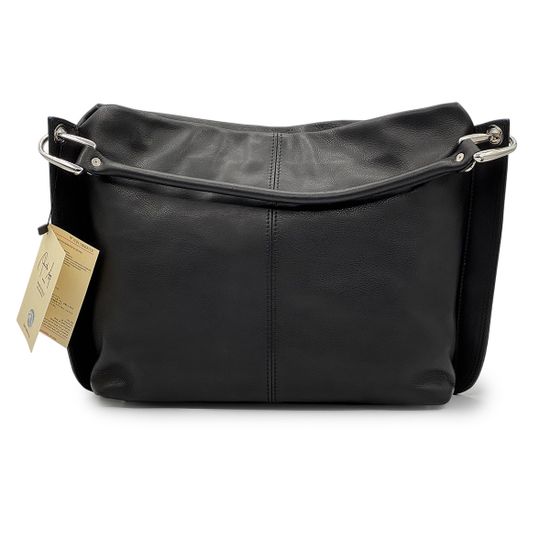 Сумка Renato Angi черная кожаная плетеная - фото 3, 3302181 RA NERO