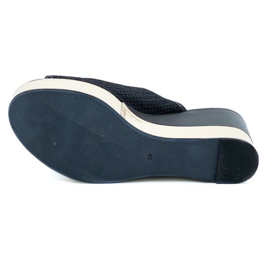 Сабо Giorgio Piergentili черные кожаные - фото 4, 