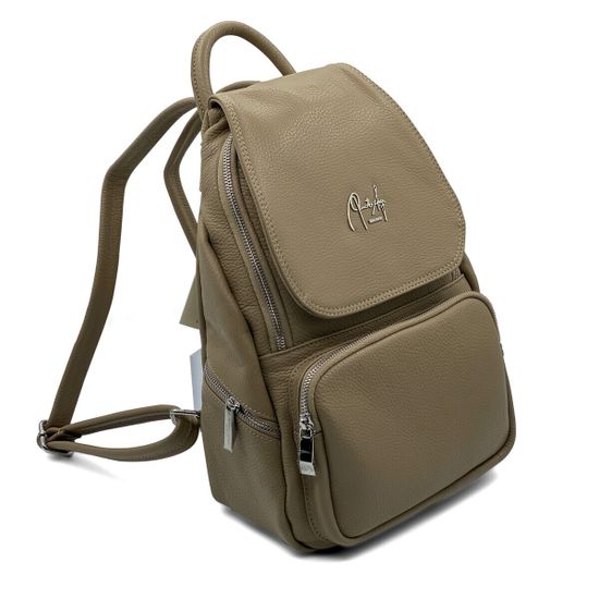 Рюкзак Renato Angi бежевый кожаный - фото 2, 2652001 RA BEIGE