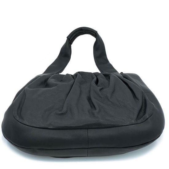 Сумка Renato Angi черная кожаная гармошка - фото 2, 