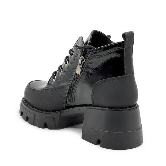 Ботинки Lab Milano черные кожа/лак демисезонные - фото 3, G058811 LAB NERO