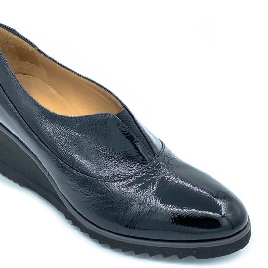 Полуботинки Donna Soft черные наплак - фото 6, DS0561SF DS