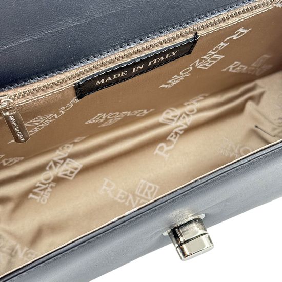 Сумка Ilasio Renzoni черная кожаная - фото 5, B8731 IR NERO