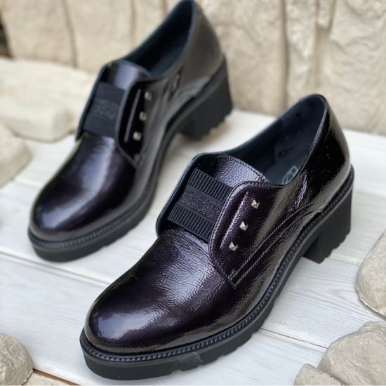 Полуботинки Donna Soft черные наплак демисезонные - фото 8, DS1212 DS FUMO