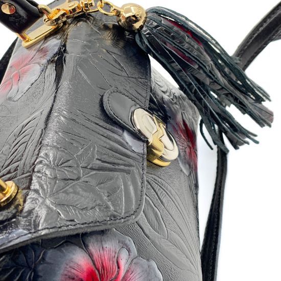 Сумка Marino Orlandi черная кожаная - фото 4, 