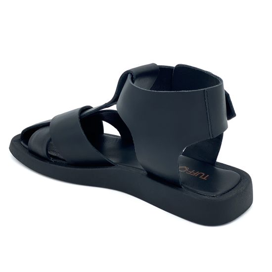 Сандалии Tuffoni кожаные черные - фото 3, 5223043LL TUF