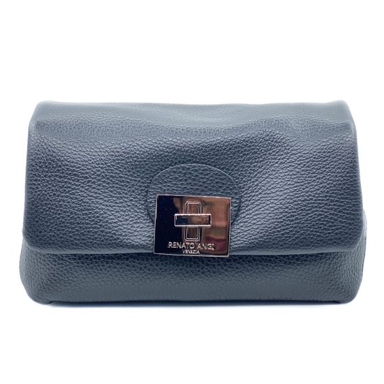 Сумочка Renato Angi черная кожаная - фото 1, 