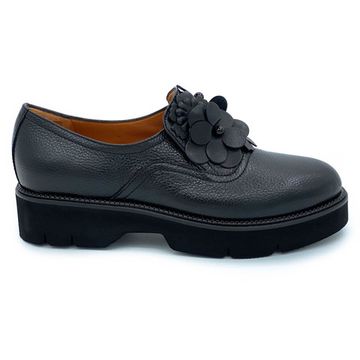 Полуботинки Donna Soft черные кожаные демисезонные - фото 1, DS1005 DS NERO