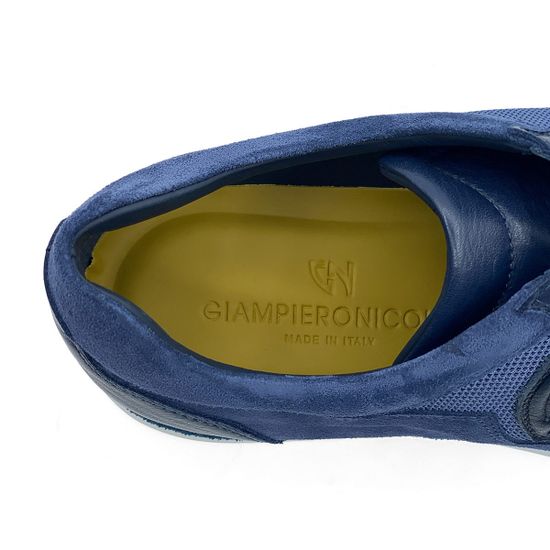 Полуботинки GiamPieroNicola синие замшевые - фото 7, 