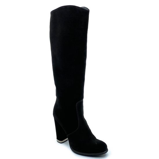 Сапоги Kelton черные замшевые МЕХ - фото 2, E2530M KEL