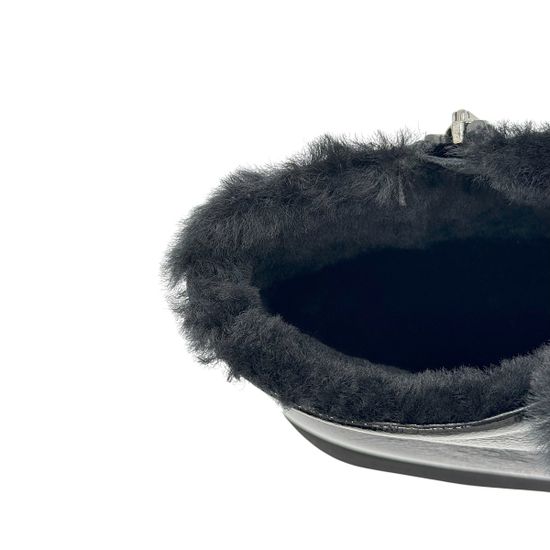 Ботинки KELTON черные из кожи наплак на меху - фото 7, AM5705M KEL NERO