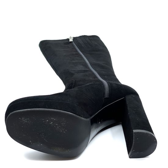 Сапоги Rosso Nero черные замшевые демисезонные - фото 8, 3983 RN