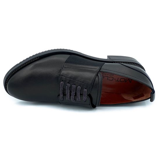 Полуботинки Mot CLe черные кожаные демисезонные - фото 5, MOT1505 MOT NERO