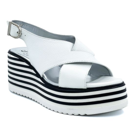 Босоножки Cover белые - фото 2, 