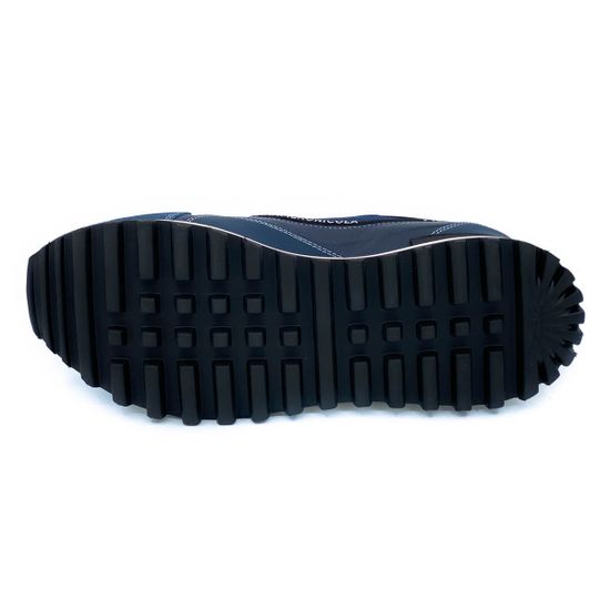 Кроссовки Giampieronicola синие комбинация кожи и нубука демисезонные - фото 4, E39394 GPN