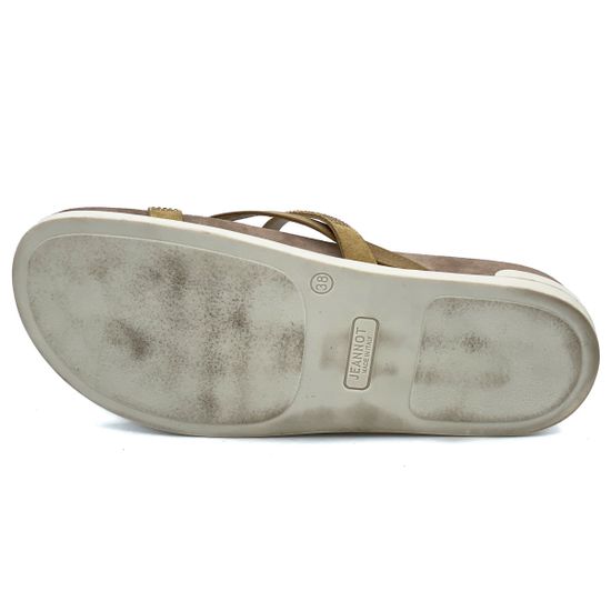 Вьетнамки Jeannot бежевые - фото 4, 37064 JN ORO