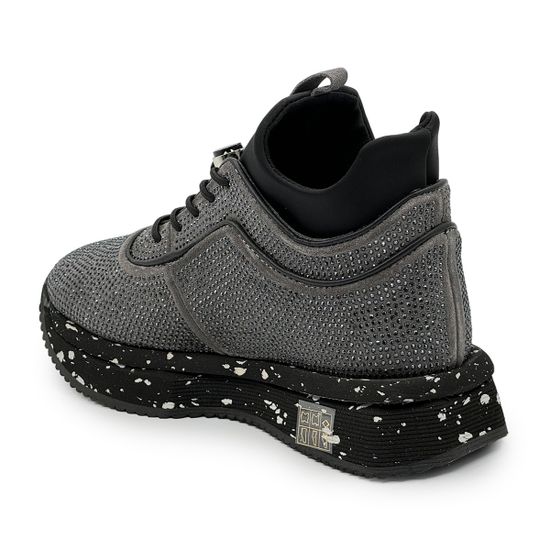 Кроссовки NILA&amp;NILA серые замшевые на меху - фото 3, NO6467M NIL GRIGIO