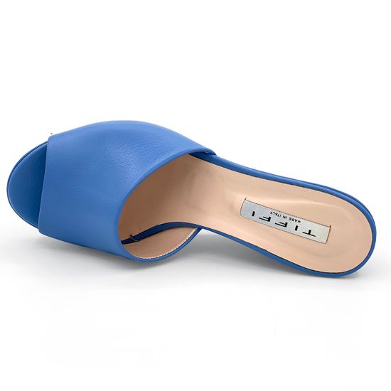 Сабо Tiffi синие кожаные - фото 5, 405/Z60 TI BLU