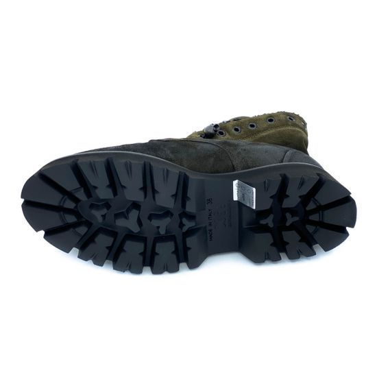 Ботинки Fru.it зеленые замшевые МЕХ - фото 4, 7719M FR VERDE